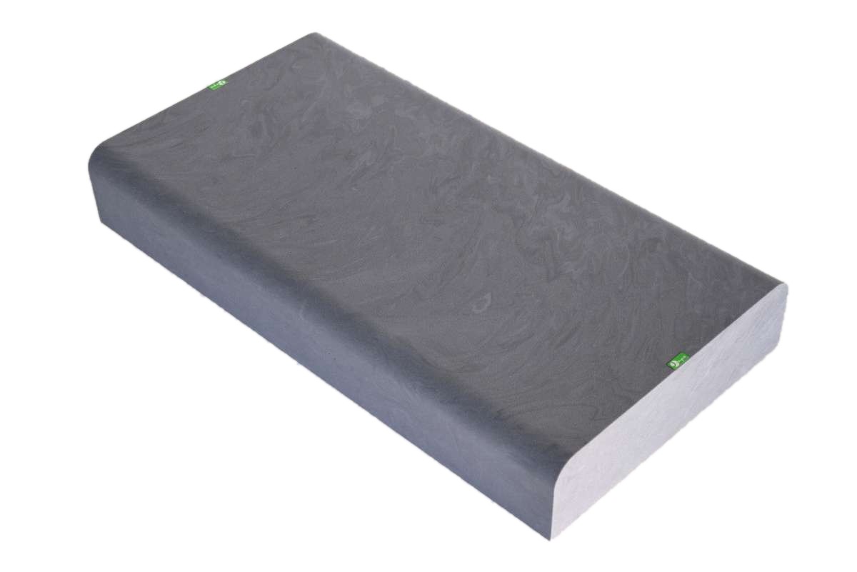 Grey foam pad with rounded edges for the Loggyflex Duo mini